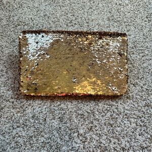 Gold Sequin Clutch